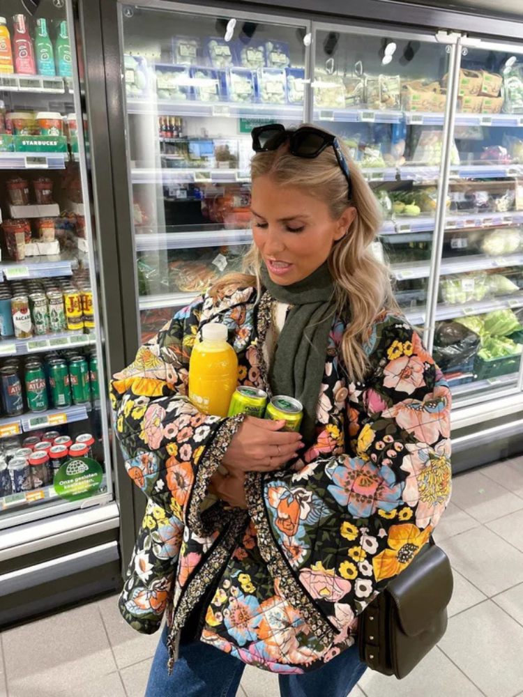 Freya | Women’s Floral Jacket | Waterproof & Bohemian