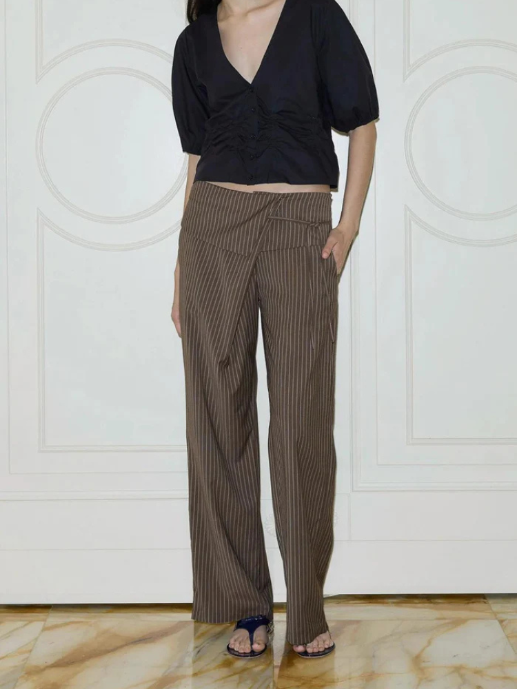 Sylva | Women’s Pants | Folded Stripe