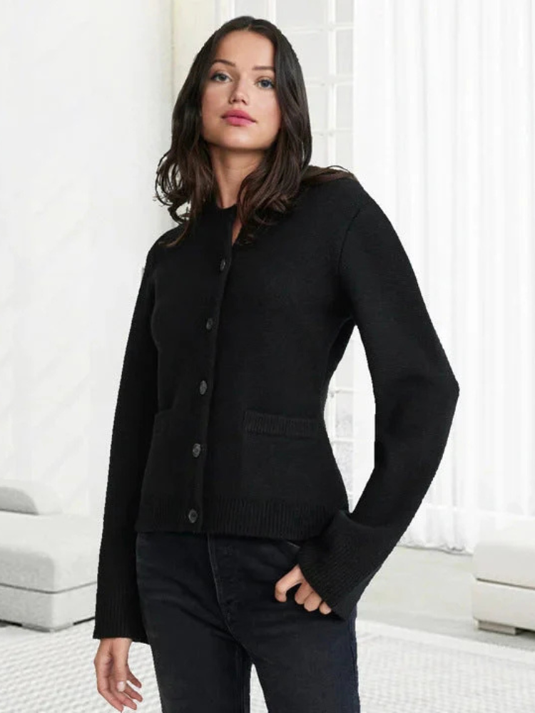 Mireille | Women’s Cardigan | Button-Front Soft Knit Elegance