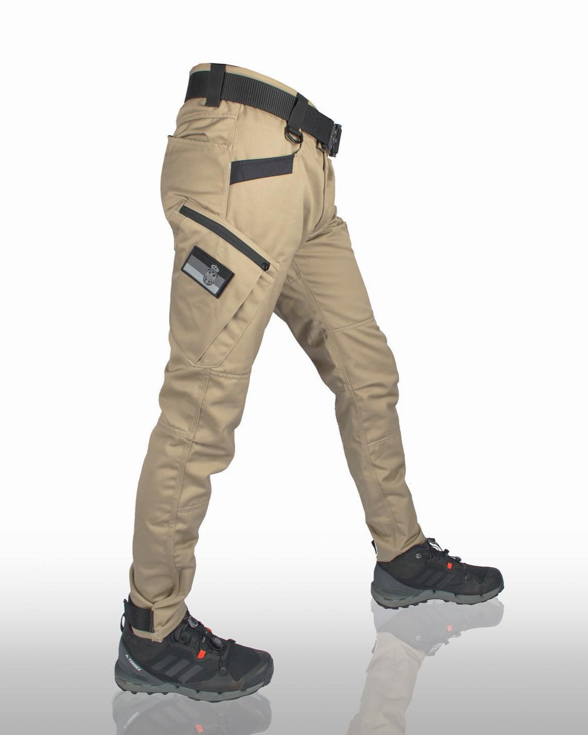 Men's Utility Trousers - Slim Cut Cargo-Style Pants