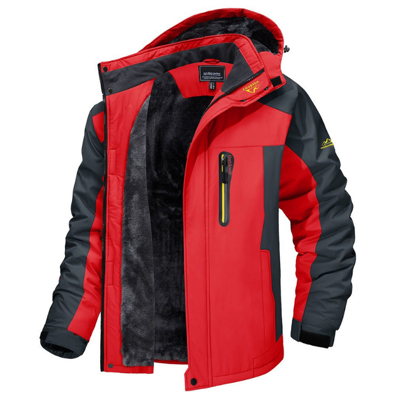 Brayric – Men’s Waterproof Winter Jacket with Fleece Lining