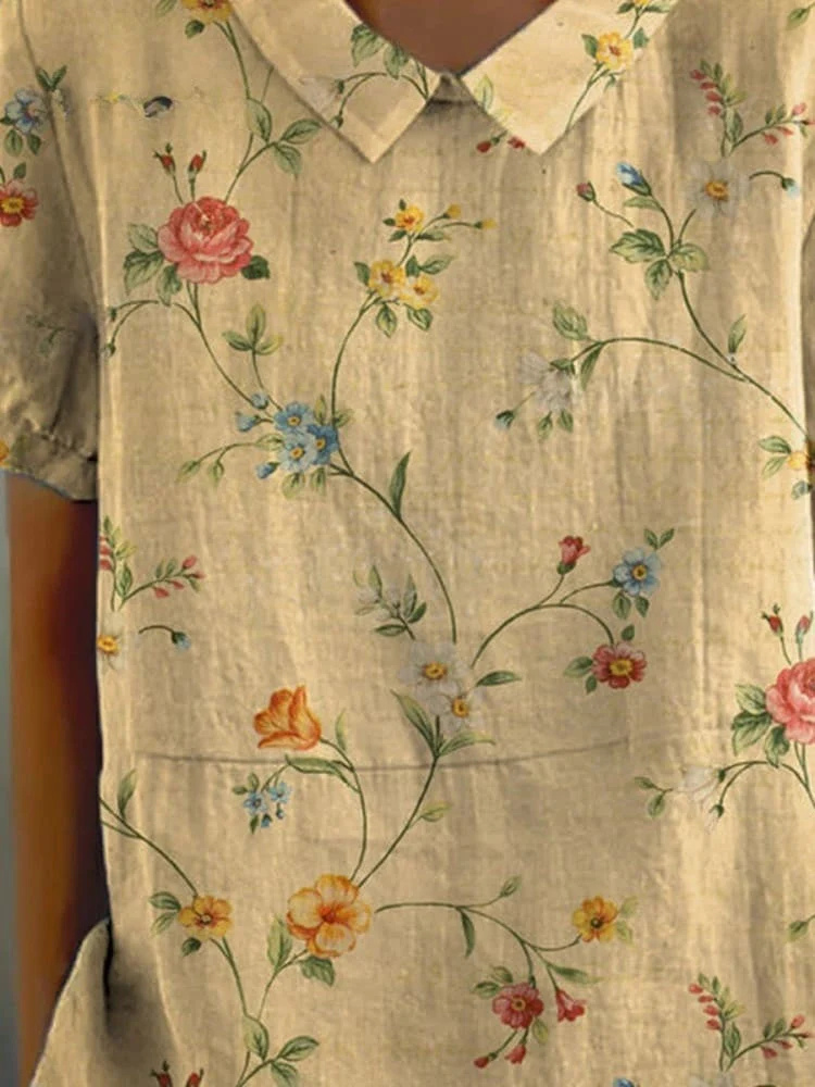 Karlie | Women’s Floral Shirt Dress | Retro & Breezy