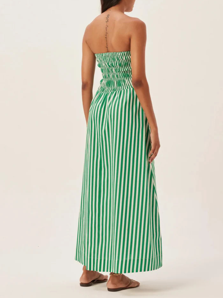 Peyton | Women’s Sundress | Color Block Backless