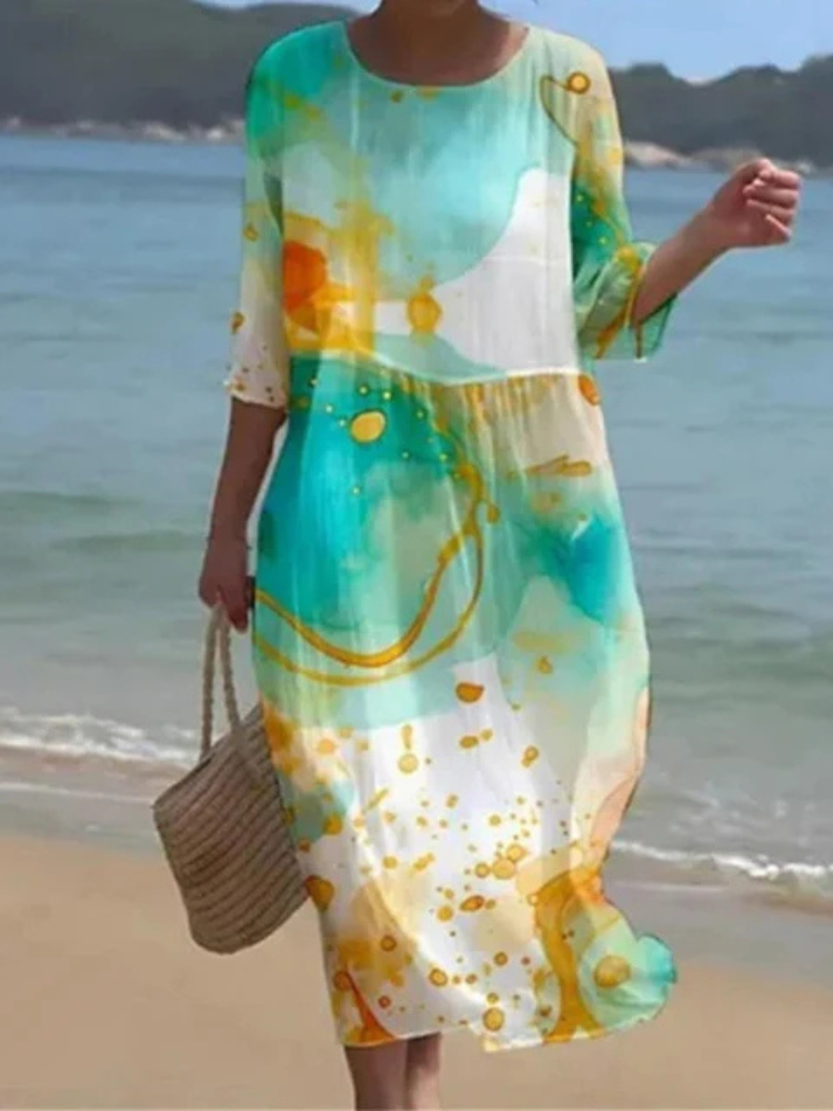 Paloma | Women’s Floral Dress | Timeless Elegance & Refined Comfort