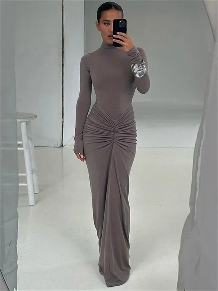 Ellie | Women’s Maxi Dress | Pleated Patchwork