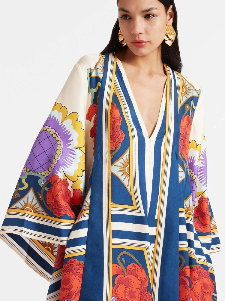 Camilla | Women’s Floral Dress | 3/4 Sleeve Tailored