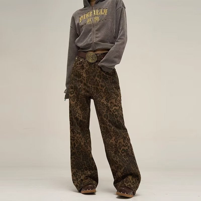 Aimee | Women's Jeans | Leopard