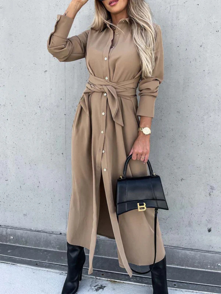 Vivienne | Women’s Shirt Dress | Long-Sleeved & Sophisticated