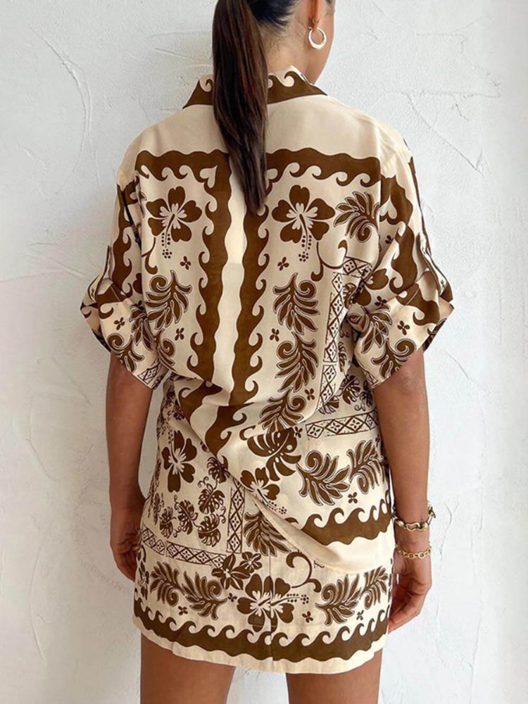 Yasmina | Women’s Printed Casual Set | Ethnic-Inspired
