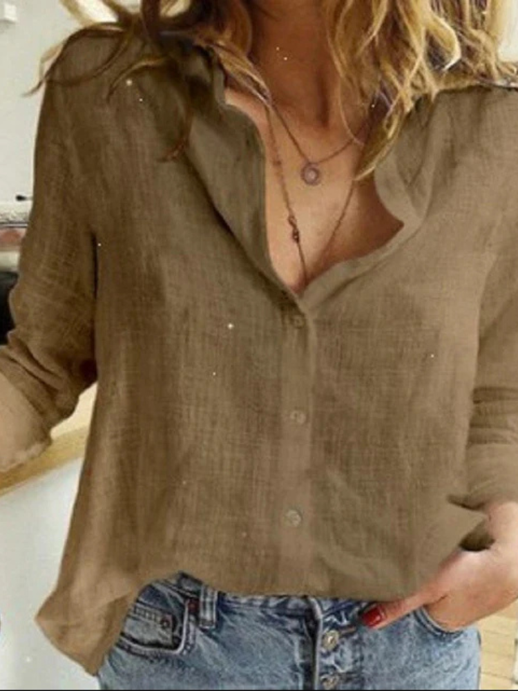 Lina | Women’s Cotton Blouse | Breathable