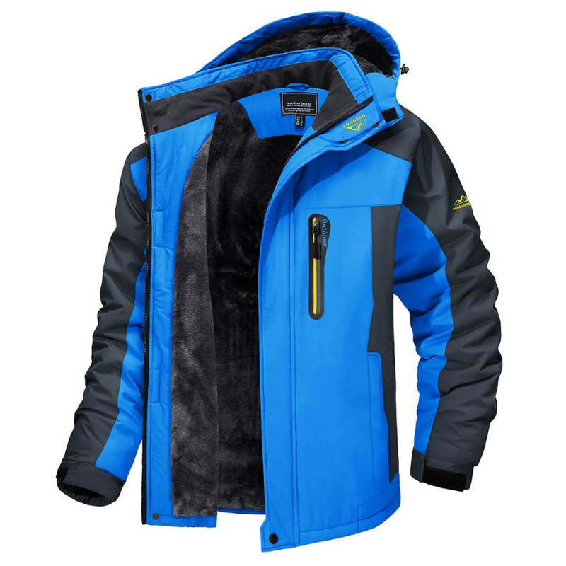 Men’s Winter Jacket - Hooded for Cold Weather