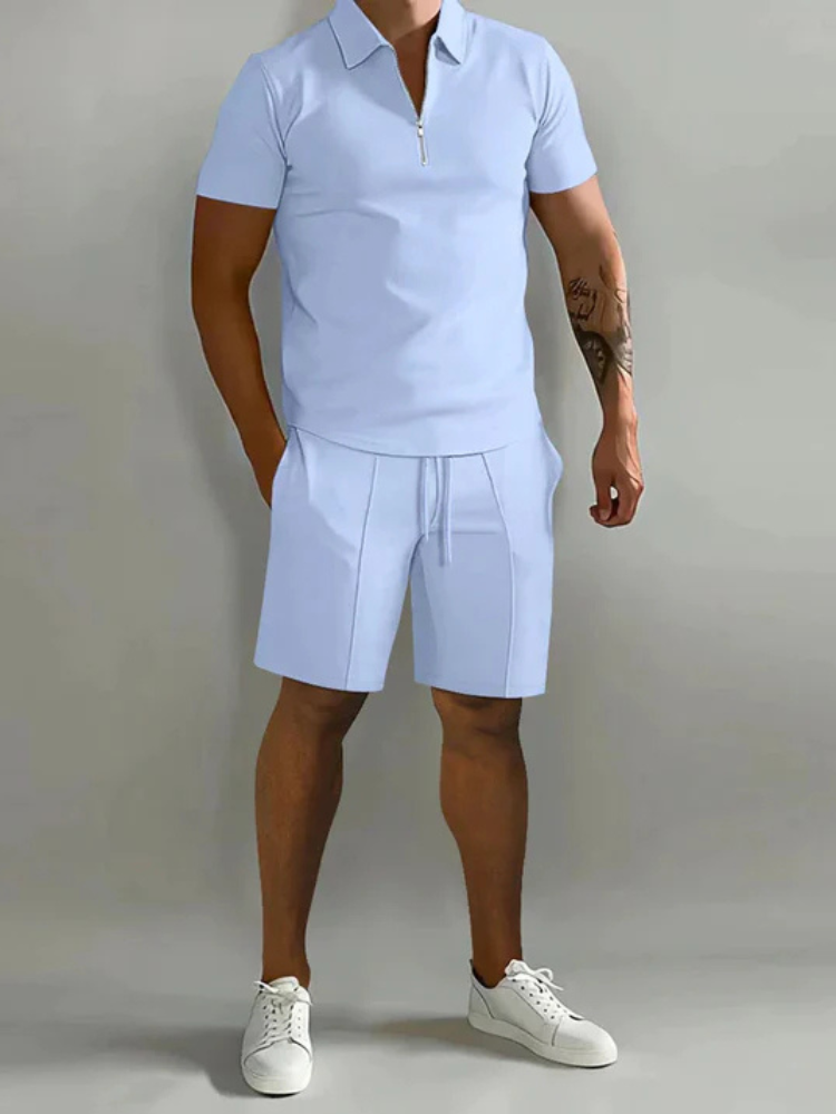Angelica | Men’s Set | Polo & Shorts Coordinated Look