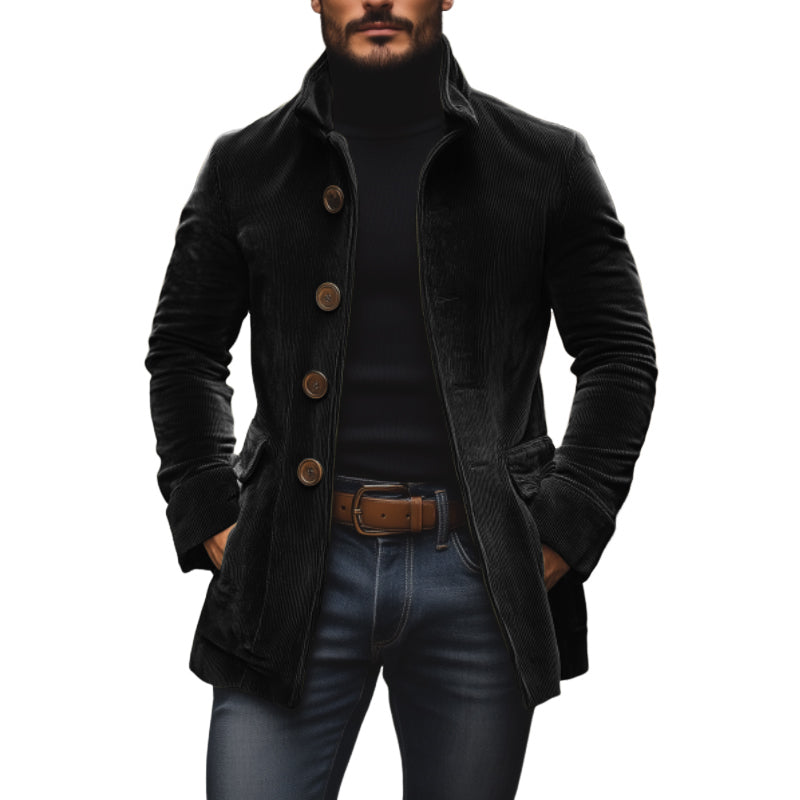 Thorne – Men’s Corduroy Coat with Slim Fit