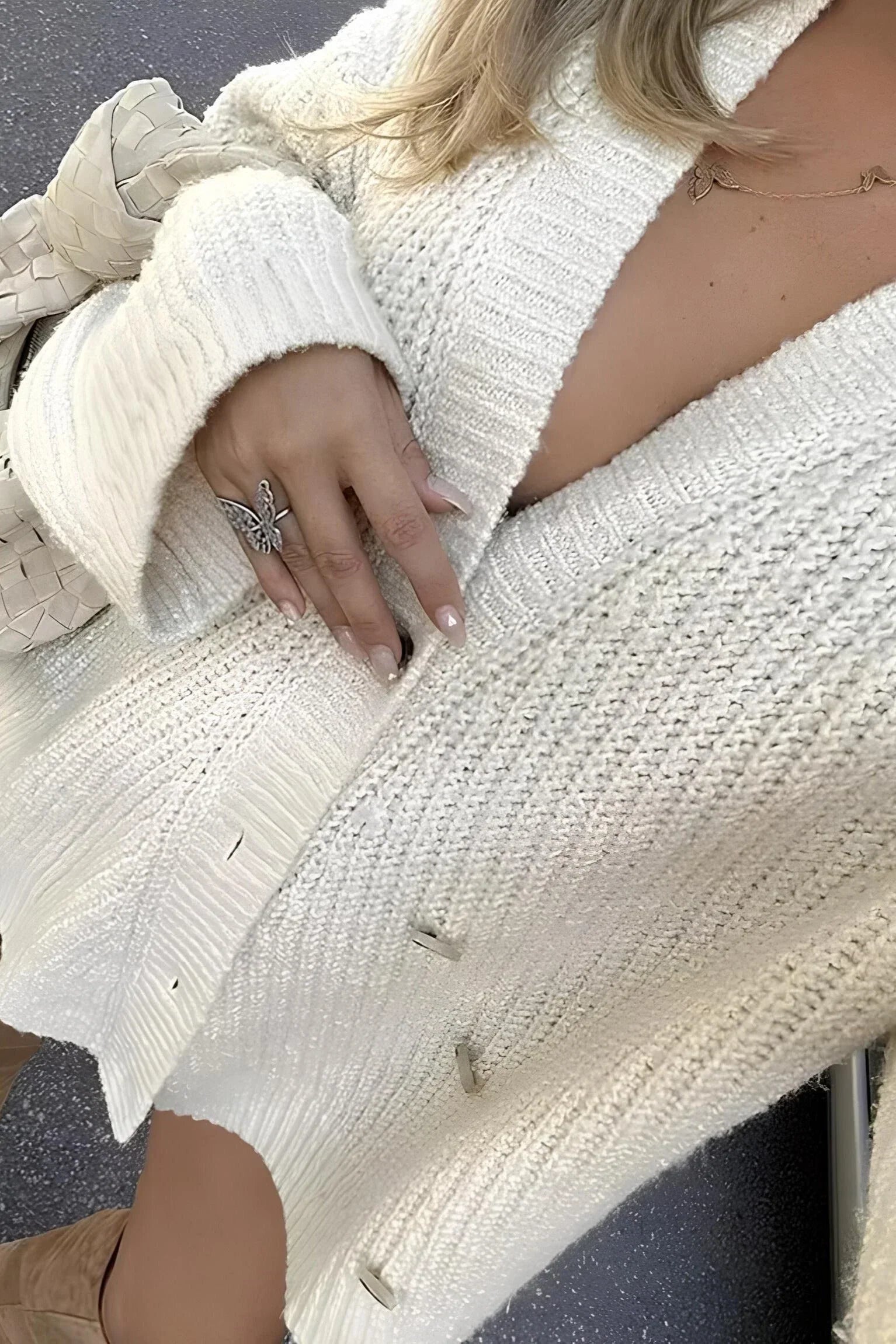 Oversized Knit Cardigan | Button-Down | Cozy & Chic