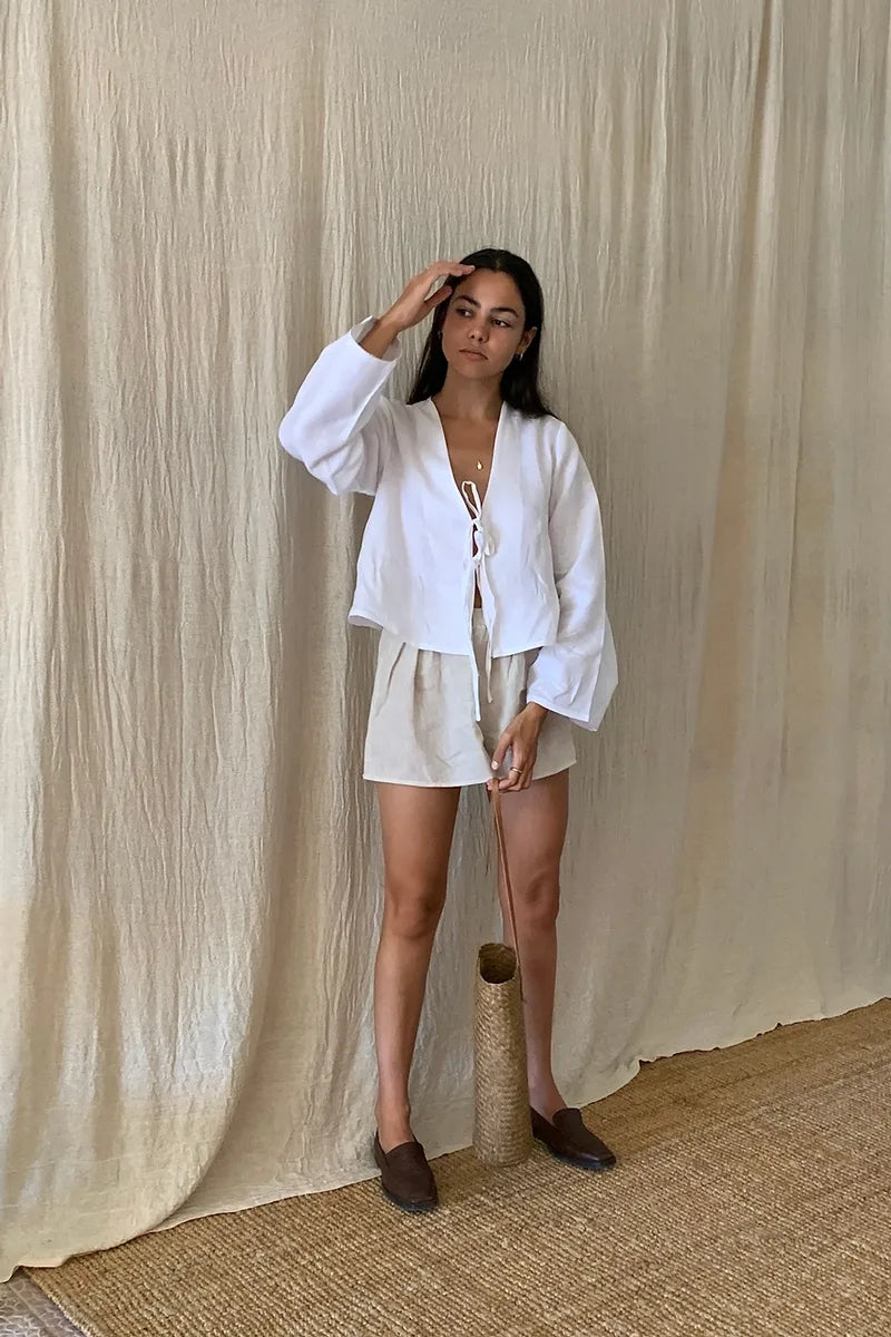 Oversized Linen Shirt | Lightweight & Breathable | Effortless Chic
