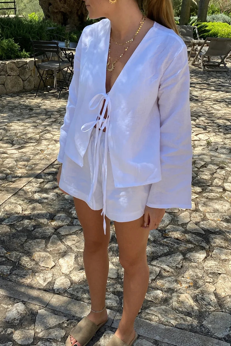 Oversized Linen Shirt | Lightweight & Breathable | Effortless Chic