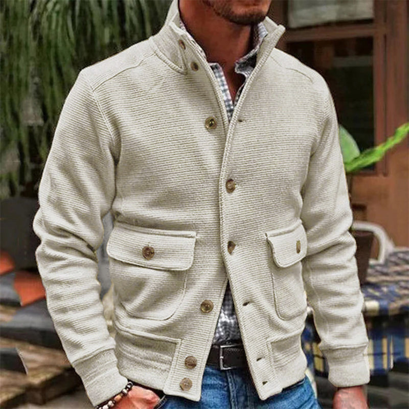 Men's winter jacket | Stand-up collar