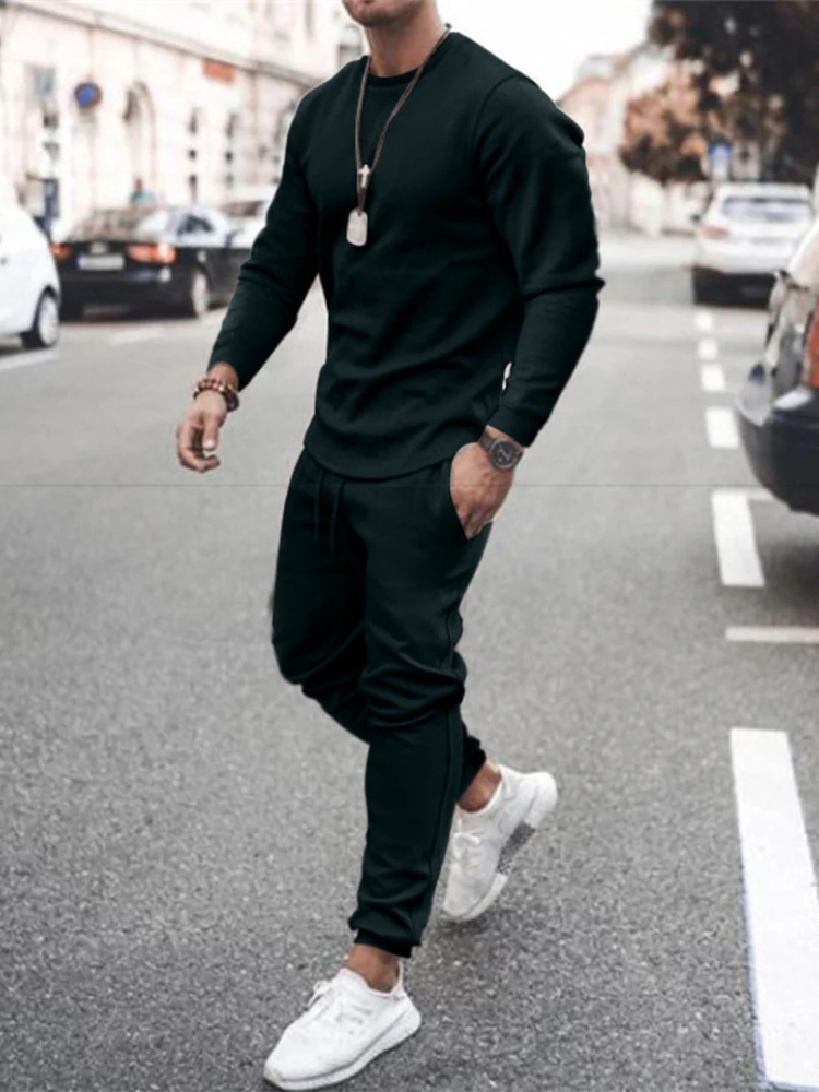 Alexander | Men’s Tracksuit | Slim-Fit Ribbed Detail Set