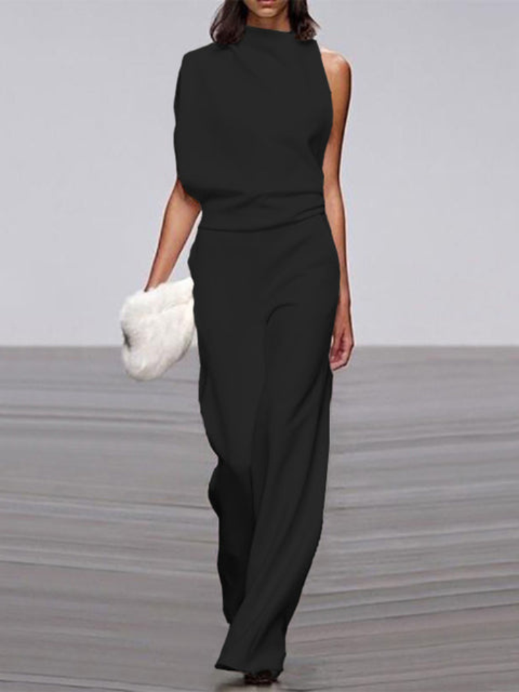 Alison | Women's Sleeveless Jumpsuit | Wide-Leg