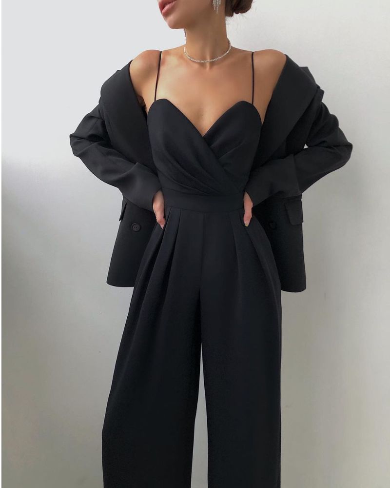 Alissa | Women's Strappy Jumpsuit | Sexy