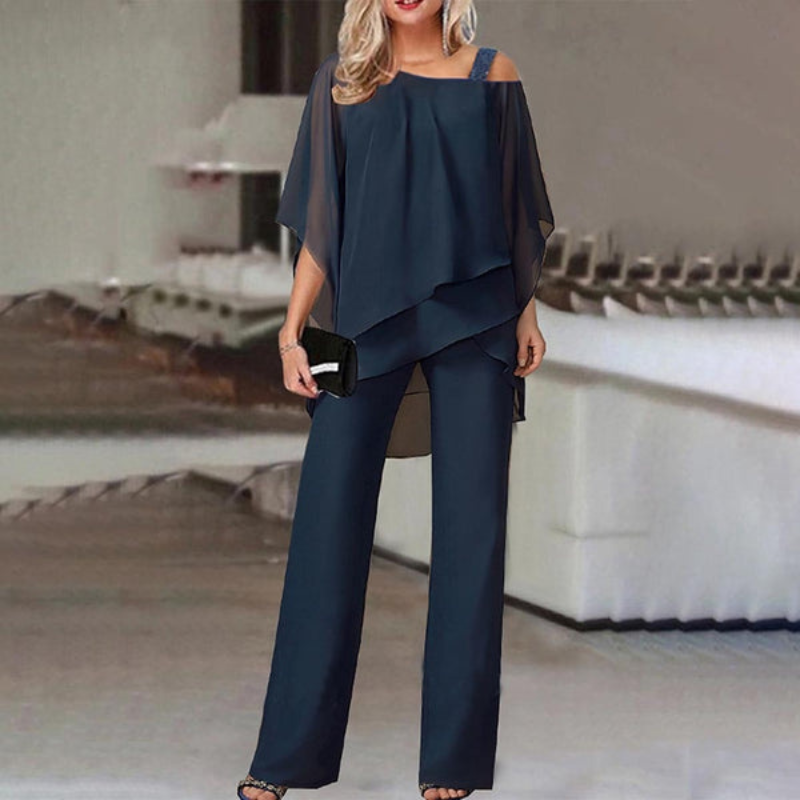 Allegra | Women's Elegant Jumpsuit | Cold-Shoulder