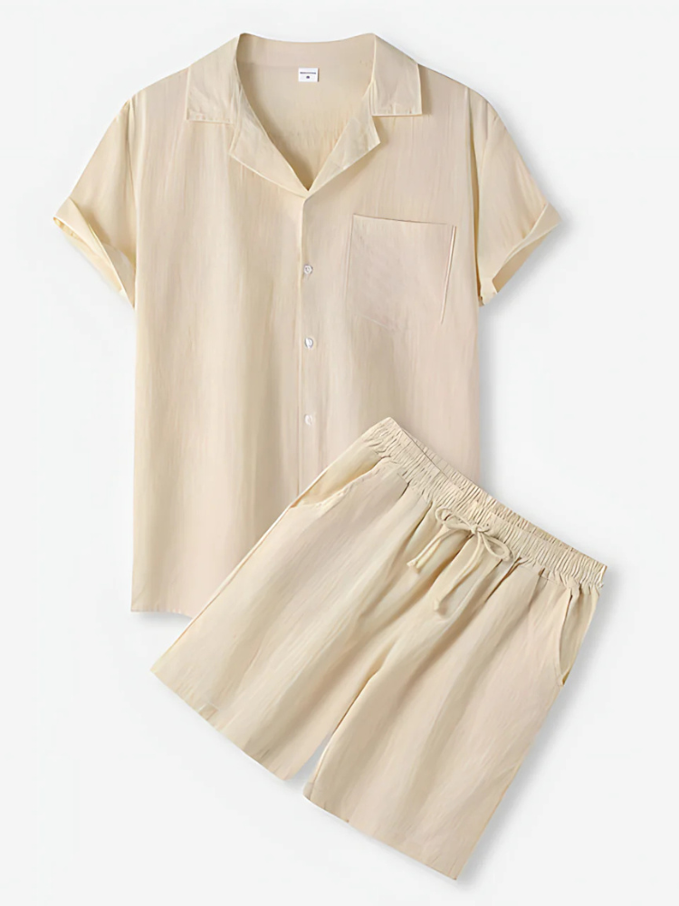 Ancelotti | Men’s Summer Set | Lightweight Polo & Shorts Combo
