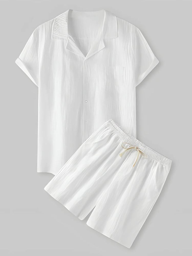 Ancelotti | Men’s Summer Set | Lightweight Polo & Shorts Combo