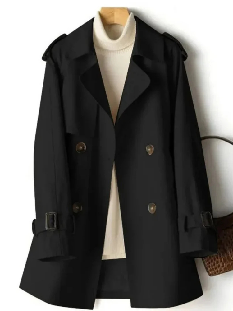 Angela | Women’s Long Trench Coat | Classic & Refined