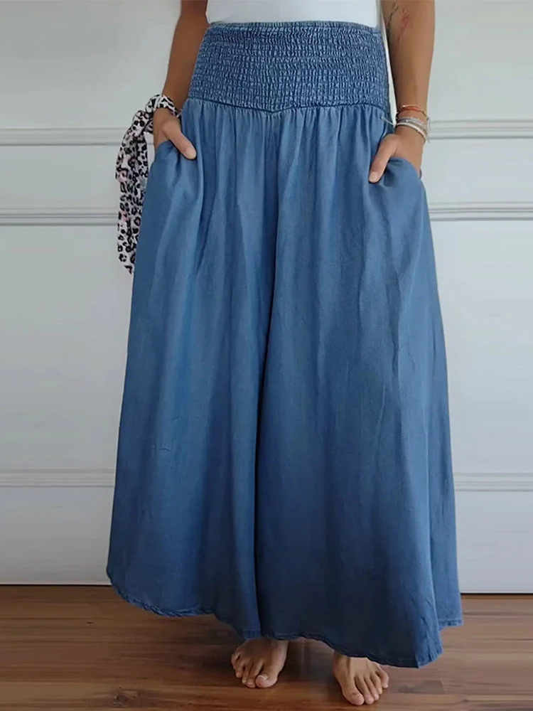 Angela | Women’s Pants | High-Waist Wide Leg Comfort Fit