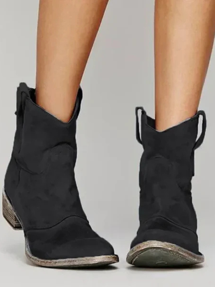 Annie | Women’s Cowboy Ankle Boots | Vintage & Refined