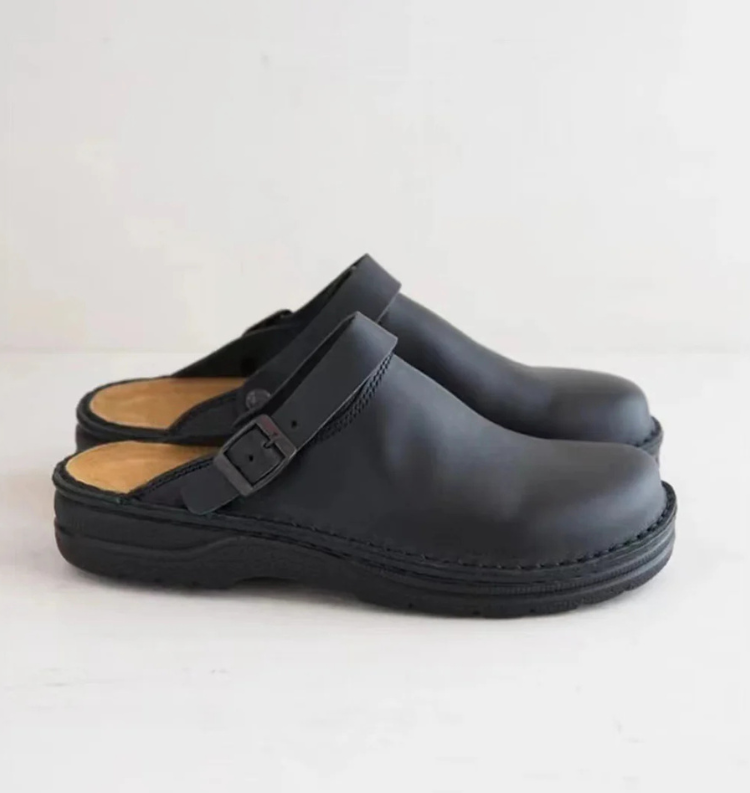 Anthony | Men’s Slippers | Premium Leather Indoor Comfort