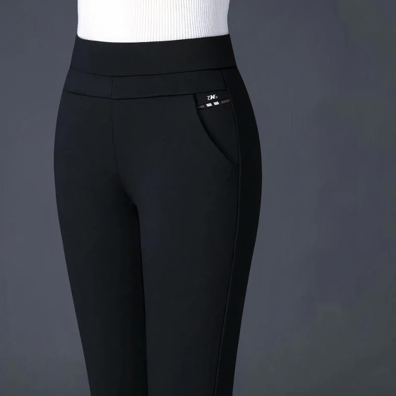 Arabella | Women's High-Waisted Stretch Pants | Slim-Fit