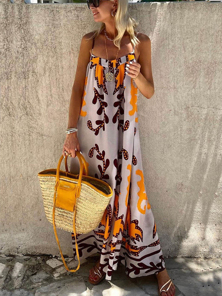 Aria | Women’s Ethnic Maxi Dress | Boho Loose Fit