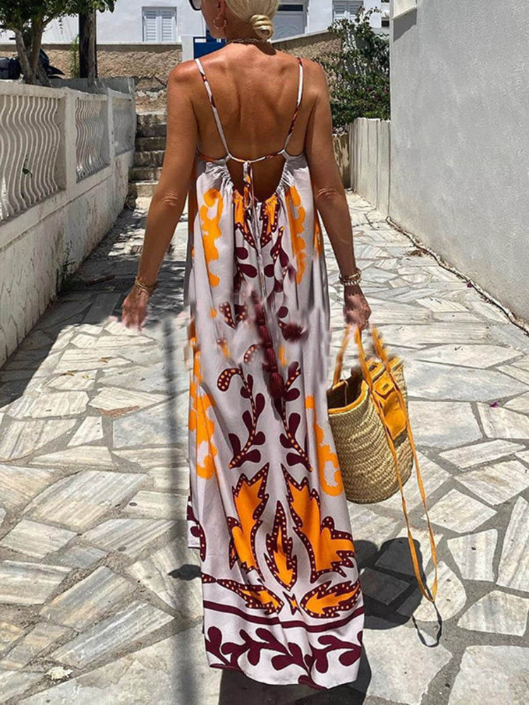 Aria | Women’s Ethnic Maxi Dress | Boho Loose Fit