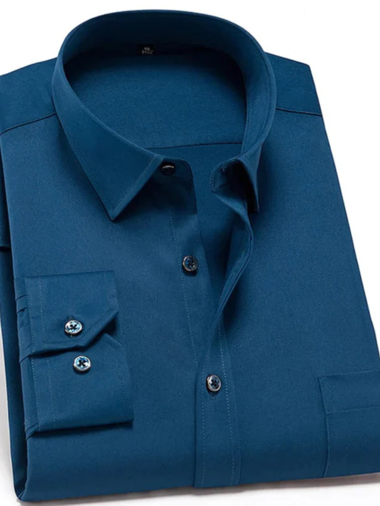 August | Men’s Shirt | Stretch Comfort Wrinkle-Free Fit