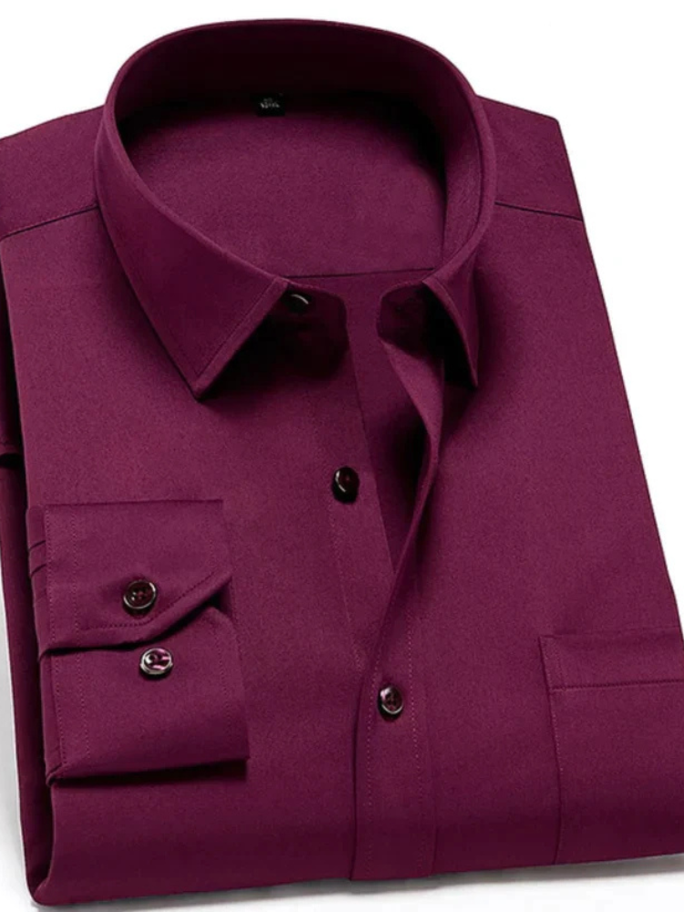 August | Men’s Shirt | Stretch Comfort Wrinkle-Free Fit