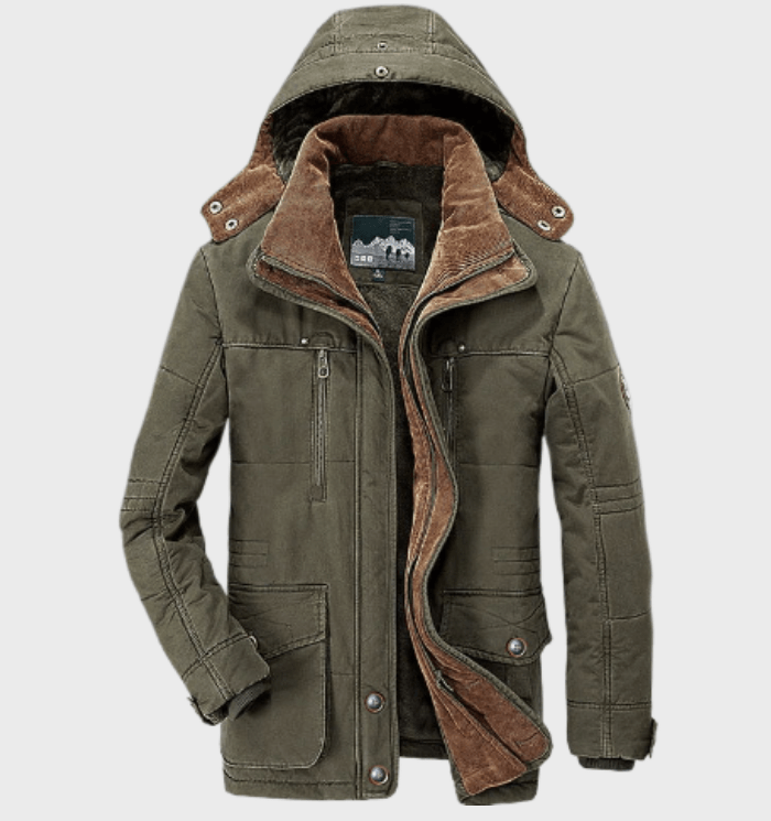 Lorcan – Men’s Hooded Winter Parka with Warm Lining