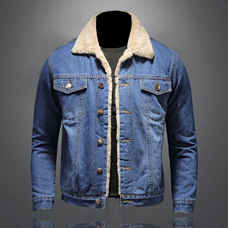 Brendall – Men’s Lined Denim Jacket