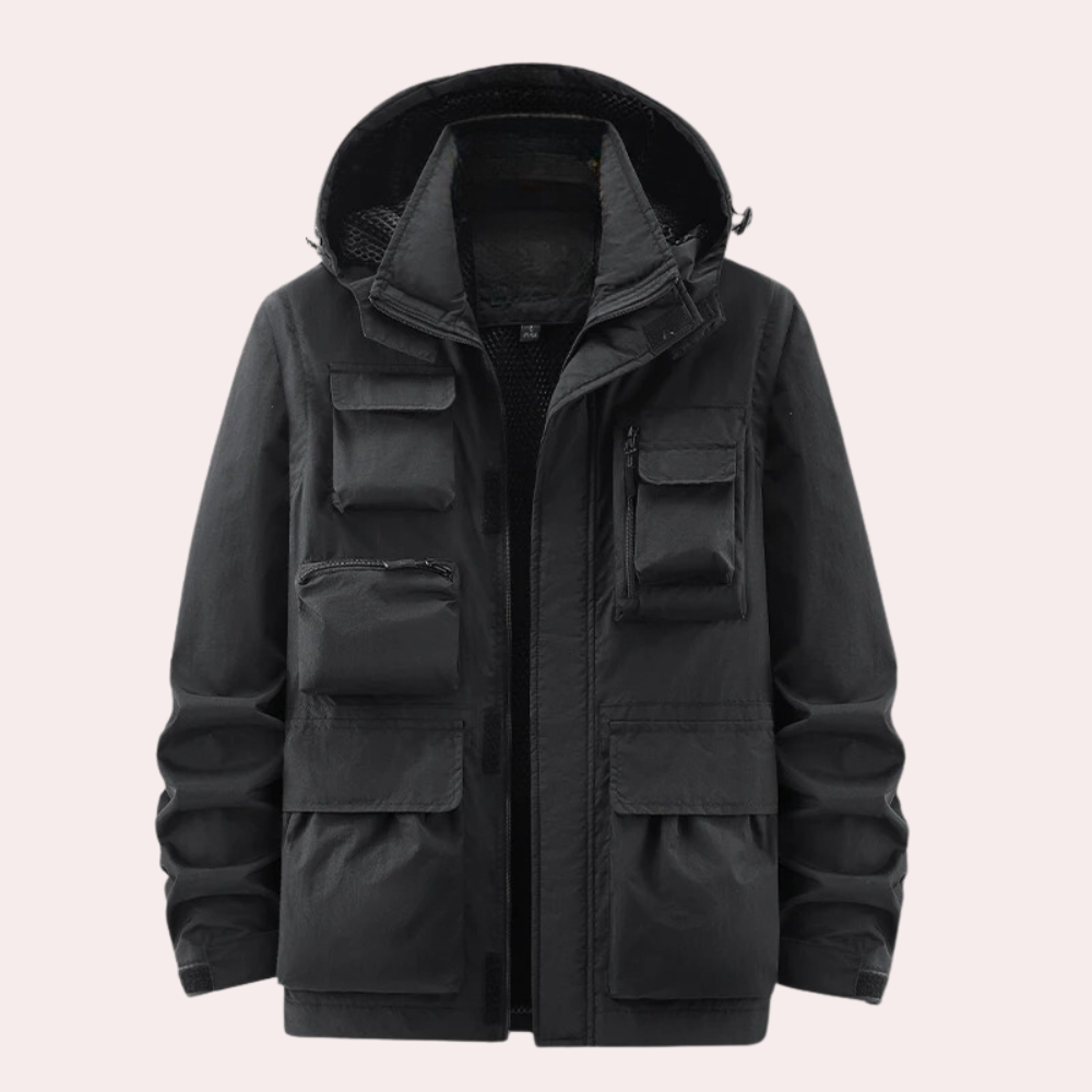 Men's Winter Parka Jacket – Regular Fit with Hood