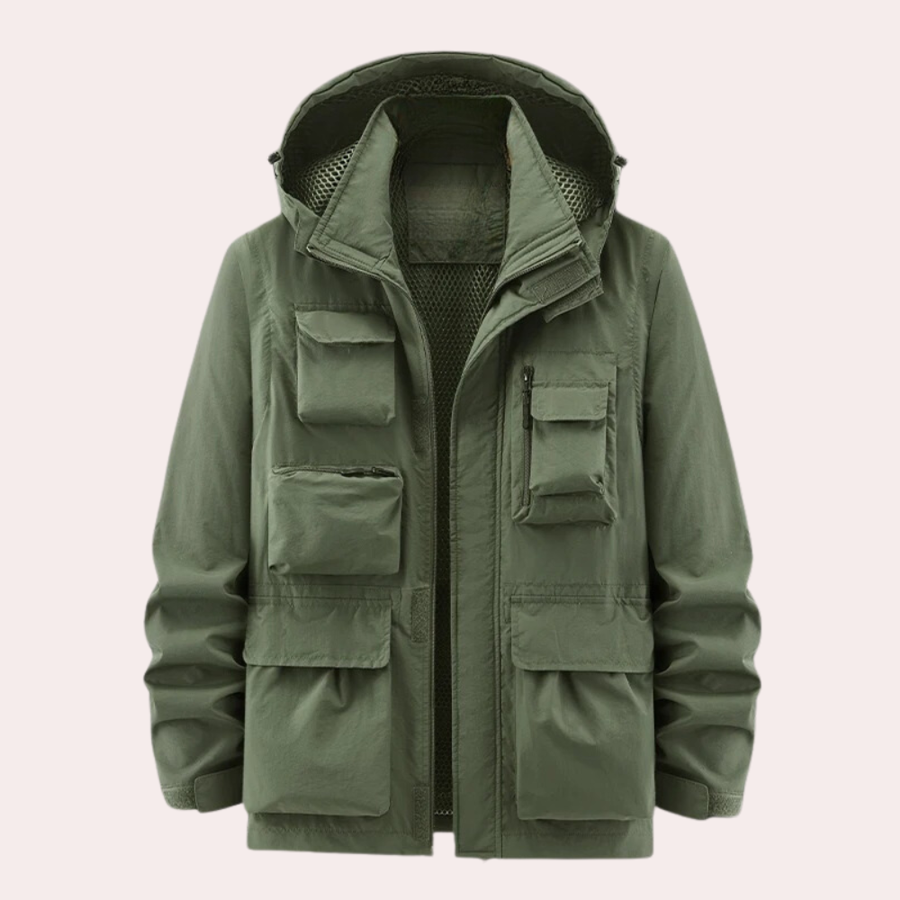 Men's Winter Parka Jacket – Regular Fit with Hood