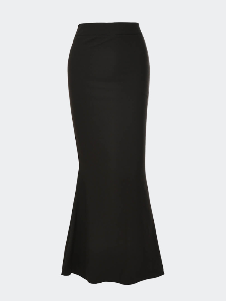 Celeste | Women’s Satin Skirt | High Waist & Fishtail Elegance