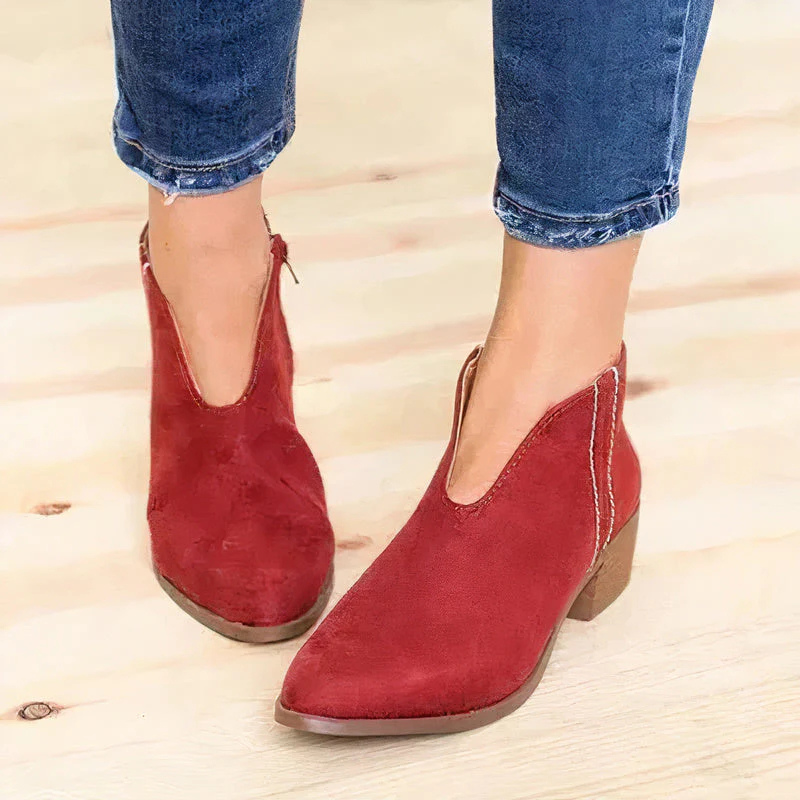 Celine | Women’s Cut-Out Ankle Boots | Trendy & Versatile