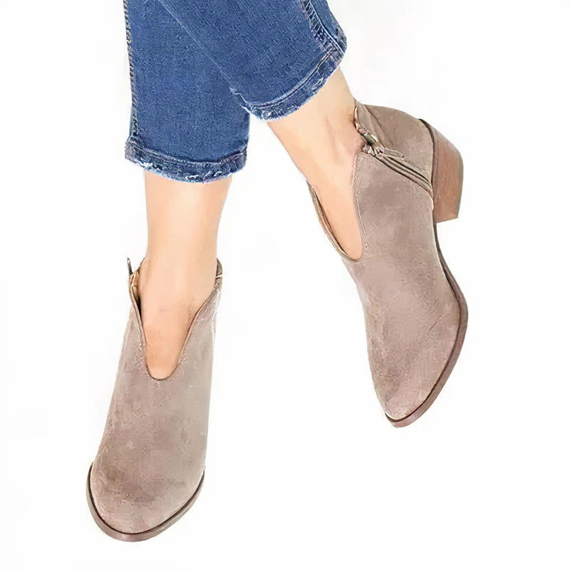 Celine | Women’s Cut-Out Ankle Boots | Trendy & Versatile