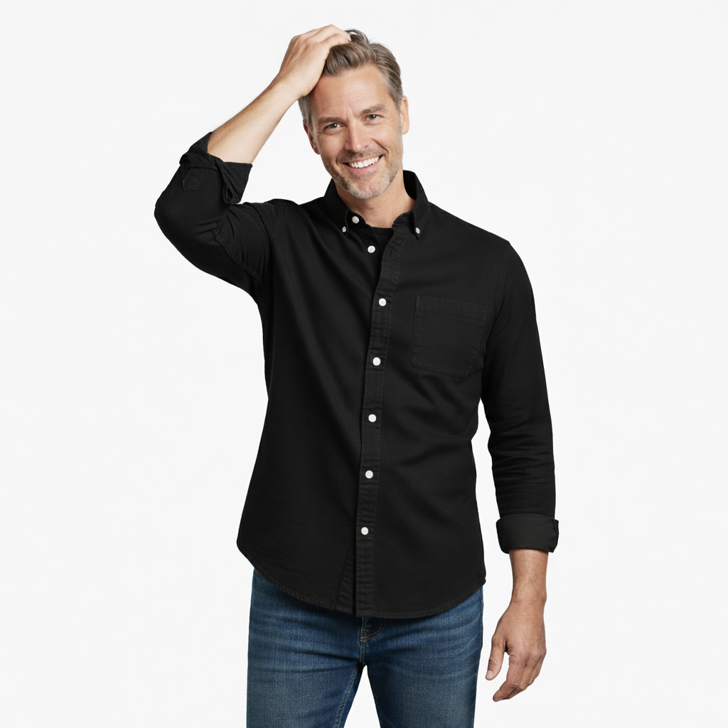 Dominick – Men’s Casual Long Sleeve Button Shirt