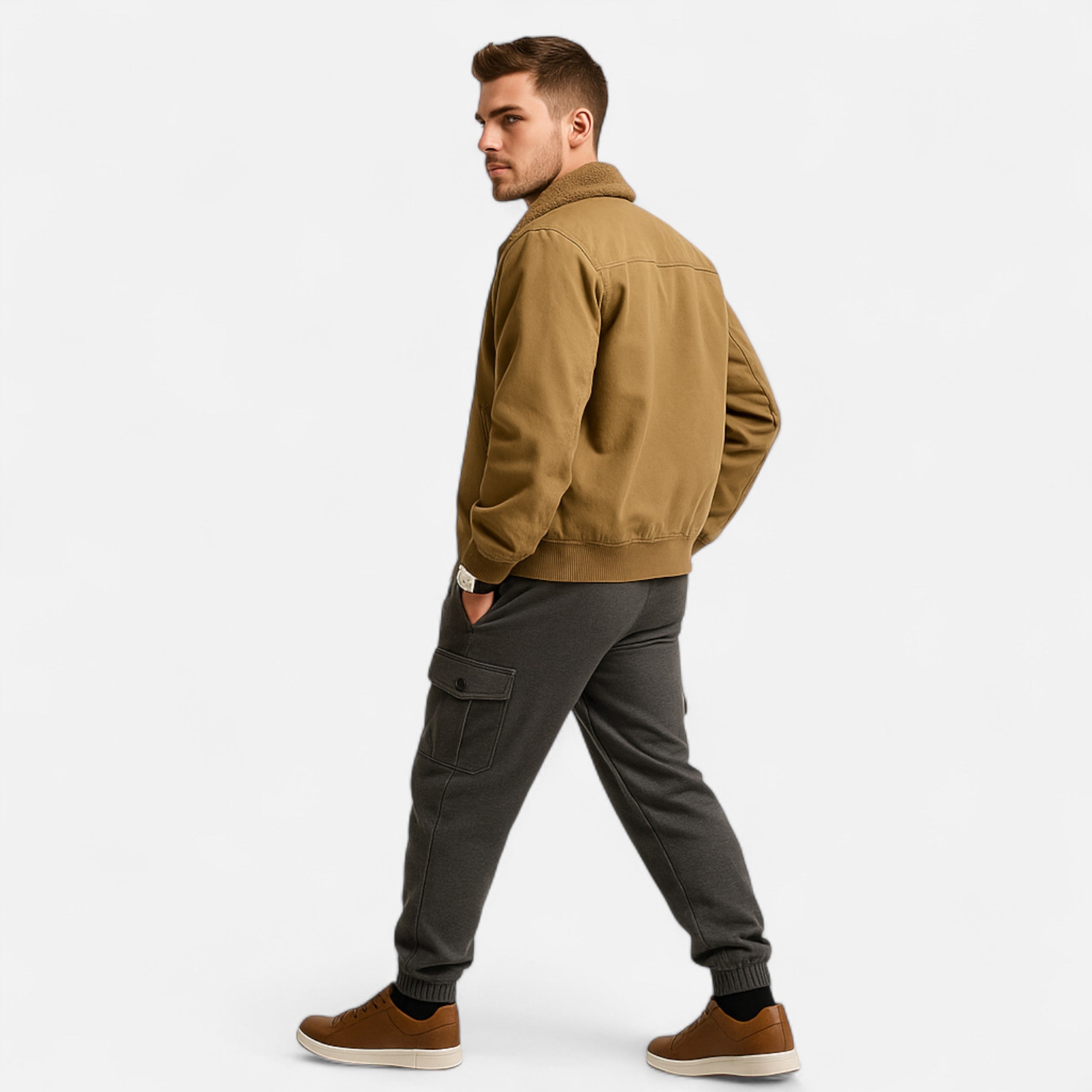 Men's casual jacket – sophisticated design