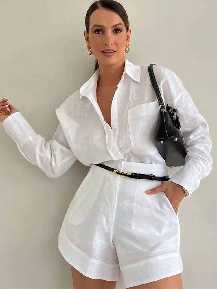 Chelsea | Women’s Two-Piece Set | Cotton Linen and Relaxed Fit