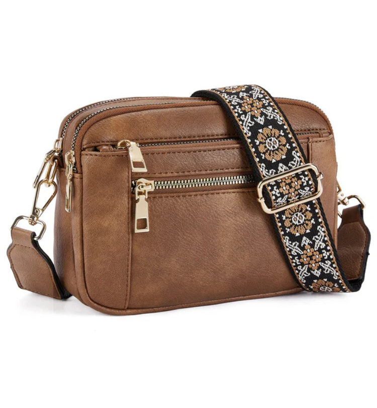 Chloë | Women’s Vegan Leather Crossbody Bag | Waterproof