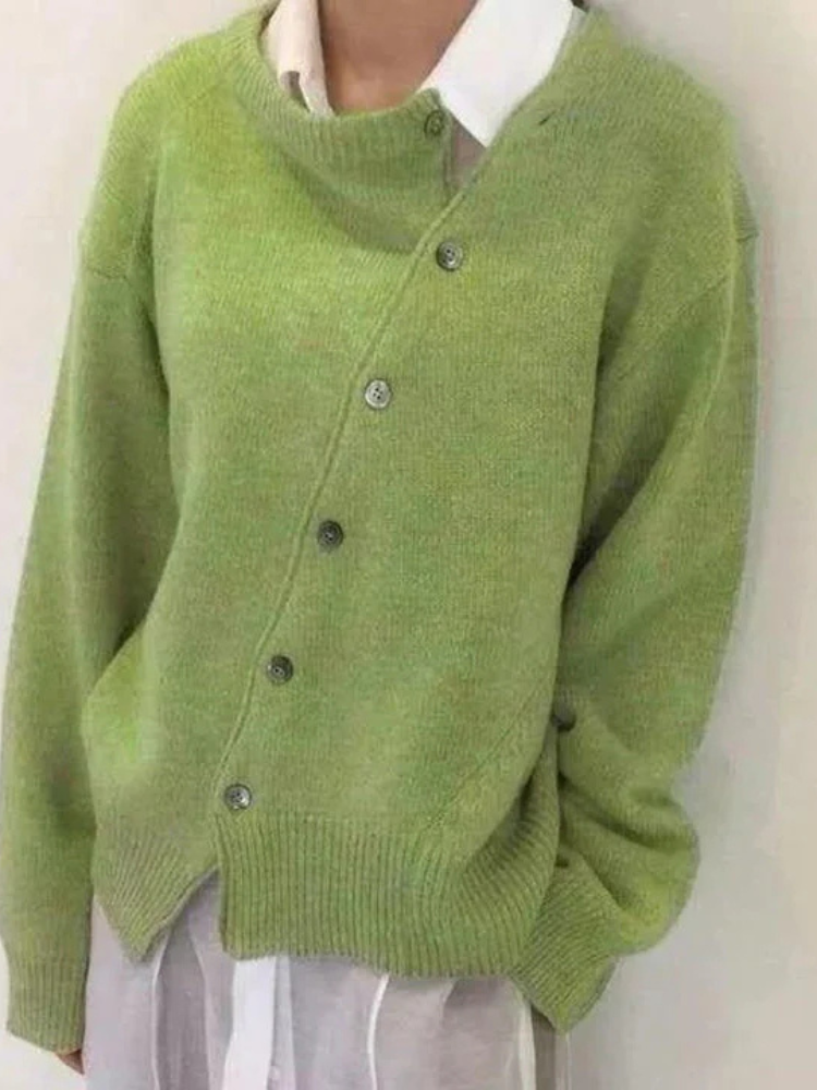Clara | Women’s Cashmere Wrap Cardigan | Asymmetrical & Cozy