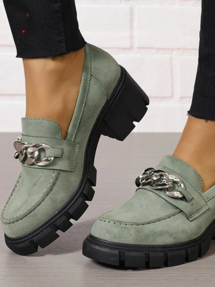 Colette | Women’s Platform Loafers | Horsebit & Round Toe