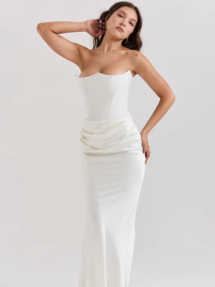 Colette | Women’s Strapless Corset Dress | Refined & Luxurious